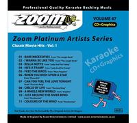 Zoom Karaoke - Zoom Karaoke CD+G - Platinum Artists 47: Classic Movie Hits 1