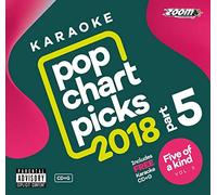 Zoom Karaoke - Zoom Karaoke CD+G - Pop Chart Picks 2018 (Part 5) + FREE Five Of A Kind Ladies of Soul CD+G