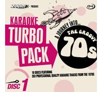 Zoom Karaoke - Zoom Karaoke CD+G Turbo Pack - 1970s/Seventies - 10 Discs [Card Wallets]