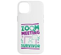 Zoom Meeting Survivor Coque pour iPhone 14 Plus