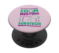 Zoom Meeting Survivor PopSockets PopGrip Adhésif