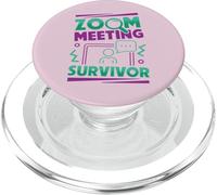 Zoom Meeting Survivor PopSockets PopGrip pour MagSafe