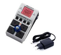 Zoom MS-50G+ Pédale d'effet guitare MultiStomp + bloc d'alimentation Keepdrum 9 V