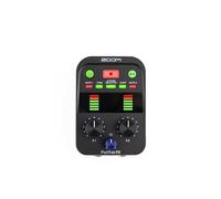 Zoom - P2 PodTrak Enregistreur de Podcast Portable, mélangeur de Podcast et Interface pour enregistrements de Podcast Mobiles en qualité Audio Professionnelle, 2 entrées Microphone USB, Noir