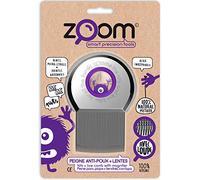 ZOOM Peigne anti-poux et lentes en acier trempé inoxydable, avec loupe. Méthode alternative100% naturelle, pour toute la famille