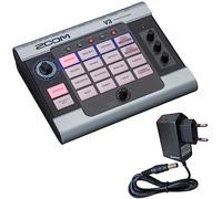 Zoom V3 Appareil à effets vocaux avec processeur vocal + bloc d'alimentation 9 V