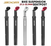 ZOOM vélo Suspension tige de selle 27.2/31.6/28.6/30.4/30.8/33.9mm vtt Suspension Tube de selle 350mm amortisseur tige de selle pièces de vélo Black 27.2 To 33.9