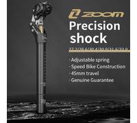 ZOOM vtt vélo amortisseur tige de selle vélo tige de selle compte-gouttes manuel voyage hauteur Suspension 27.2/30.9/31.6mm vélo siège Tube 28.6MM