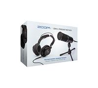 Zoom Lot de micros pour podcasts ZDM-1 – microphone dynamique, casque, trépied, XLR