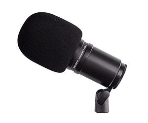 Zoom ZDM-1 Microphone Dynamique sonorité typé Radio Broadcast pour podcasts, Voix Off, interviews, accepte de Grandes Pressions acoustiques, Corps en métal Robuste et Grand diaphragme