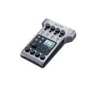 Zoom PodTrak P4 Enregistreur de Podcast, 4 entrées micro sur XLR, 4 sorties casque, entrée téléphone et USB pour appels distants, pads de sons pour les jingles, interface audio 2 e/s, sur piles