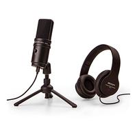 Zoom Pack microphone ZUM-2PMP – USB – pour podcast avec casque, trépied et câble