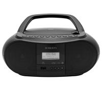 Zoombox 4 DAB/DAB Fm RDS Portable Radio & CD Boombox avec Bluetooth Noir