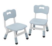 ZoomBuggy Chaise Enfants Plastique, Lot de 2 Chaises de Bureau, 2-8 Ans