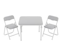 ZoomBuggy Table Enfant avec Chaise et Pliable, Ensemble de Table pour Enfants avec 2 Chaises, Rembourrées pour Salle à Manger, Garderie,Salle de Classe