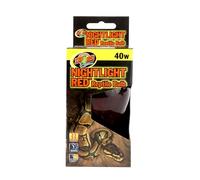 Zoomed Nightlite Lampe Rouge pour Reptile/Amphibien 40 W
