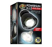 Zoomed Powersun H.I.D Lampe UVB Combo Pack pour Reptile/Amphibien 70 W