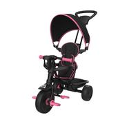 TP Toys Tricycle 709 4 en 1 Plus Deluxe, évolutif et réglable 10 à 36 mois, Rose