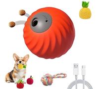 Zoomie Buddy 2.0 - Jouet interactif Smart Touch pour chien, balle d'alimentation interactive 2 en 1, rechargeable par USB-C, double mode, convient pour les chiens de petite et moyenne taille, sûr et