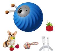 Zoomie Buddy 2.0 - Jouet interactif Smart Touch pour chien, balle d'alimentation interactive 2 en 1, rechargeable par USB-C, double mode, convient pour les chiens de petite/moyenne taille, sûr et