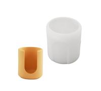 ZOOMIMI Moules cylindriques en silicone pour résine époxy, bougeoir, bougeoir, chauffe-plat, support de plante hydroponique