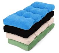 Zoomlie Coussin rectangulaire épais pour intérieur et extérieur - Coussin universel antidérapant pour banc d'entrée, 10 cm d'épaisseur, plus de 30 couleurs (rose clair, 170 x 65 x 10 cm)