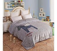 Zoomlie Couverture de Lit Taille Simple/Double Grande Couverture Raschel Velours Chaude & Couette Couverture de Canapé Double Épaisseur Pour Chambre Canapé/Fauteuil/Settee Hôtel (Style8, 150 * 200cm)