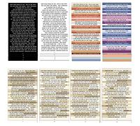 ZOOMPIL Autocollant Phrases - 24 Feuilles Noir et Blanc pour Journalisation Scrapbooking