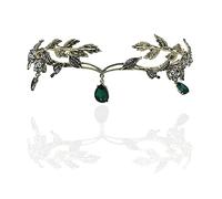 ZOOMPIL Diadème de mariage en strass Feuille, Strass Cristal Diadème, Couronne Bandeau Cheveux Strass Bandeau de Mariage, Pour La Mariée Mariage Bal Anniversaire Diadème