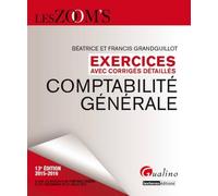 Zoom's Exercices corrigés - Comptabilité générale 2015-2016, 13ème Ed.