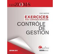 Zoom's - Exercices corrigés Contrôle de gestion