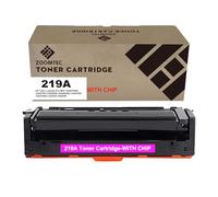 ZOOMTEC 219A W2193A avec Puce Cartouche de Toner Compatible pour Imprimante HP Color LaserJet Pro MFP 3302FDWG 3302FDW 3302SDW 3302SDWG 3302FDN 3302FDNG 3202DN 3202DW (1x Magenta, avec Puce)