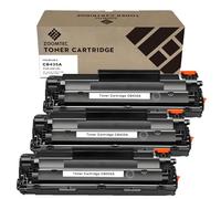 ZOOMTEC CB435A 35A Cartouche de Toner Compatible pour Imprimante HP Laserjet P1005 P1006 P1007 P1008 P1009 (3X Noir)