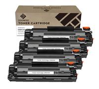 ZOOMTEC CB435A 35A Cartouche de Toner Compatible pour Imprimante HP Laserjet P1005 P1006 P1007 P1008 P1009 (4X Noir)