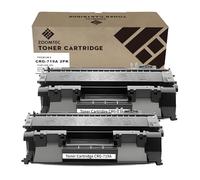 ZOOMTEC CRG-719A CRG 719A Cartouche de Toner Compatible pour Imprimante Canon LBP-6300dn 6650dn 6680x 6670dn 6310dn MF6180dw 6140dn LBP-253x 251dw 252dw MF411dw 416dw 418x 419x ( 2X Noir)