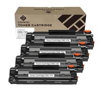 ZOOMTEC CRG-725 CRG 725 Cartouche de Toner Compatible pour imprimante Canon I-Sensys LBP-6000 LBP-6000B LBP-6018 LBP-6020 LBP-6020B LBP-6030 MF-3010 (4X Noir)
