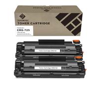 ZOOMTEC CRG-725 CRG 725 Cartouche de Toner Compatible pour Imprimante Canon I-Sensys LBP-6000 LBP-6000B LBP-6018 LBP-6020 LBP-6020B LBP-6030 MF-3010 (2X Noir)