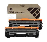 ZOOMTEC Remplacement pour 142A W1420A 142X W1420X Cartouche de Toner Compatible pour Imprimante HP LaserJet M109 M110 MFP M130 M139 M140 Exclut Les Modèles se Terminant par e (2 Noir, avec Puce )