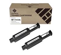 ZOOMTEC Remplacement pour 143A W1143A 143AD W1143AD Cartouche de Toner Noir Compatible pour Imprimante HP Neverstop Laser MFP 1202w 1202nw 1201n 1001nw (2X Noir)