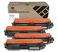 ZOOMTEC Remplacement pour 30X CF230X Cartouche de Toner Compatible pour Imprimante HP LaserJet Pro M203dn M203dw M203d MFP M227d MFP M227fdw MFP M227fdn MFP M227sdn (4X Noir, avec Puce)
