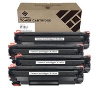 ZOOMTEC Remplacement pour 83A CF283A Cartouche de Toner Compatible pour Imprimante HP LaserJet Pro MFP M125 M127fn M127fw M202dw M225dn M225dw M225rdn M202n M201dw M201n (4X Noir)