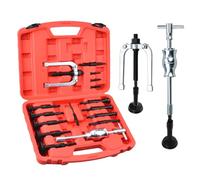 Zoomtools 16 pièces 8-58 mm Kit Extracteur de Roulement Intérieur avec Marteau Coulissant Trou Borgne Arrache Roulement pour Voiture et Moto
