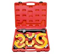 Zoomtools Macpherson Kit de compresseur de ressort hélicoïdal interchangeable avec fourche et extracteur de bobine avec protection de joug