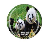 ZooParc de Beauval Saint Aignan Aimant de réfrigérateur en cristal souvenir de touriste collection cadeau