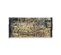 ZooPaul Amazonas Fond de fond d'aquarium 3D 80 x 40 cm Motif rocher roche racine Structure Amazonas