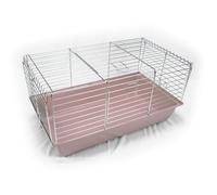 ZooPaul Cage à lapin complète avec grille 78 x 47 x 37 cm (rose)