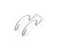 ZooPaul Clip de fixation pour cage à oiseaux - Différentes couleurs - Blanc