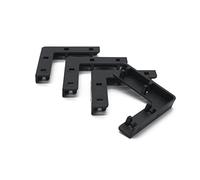 ZooPaul Connecteur d'angle pour cage à lapin - Support pour cage à rongeurs - Noir