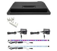 ZooPaul Couvercle d'aquarium Modern Line - 60 x 30 cm - 1 LED - 1 tube lumineux pour plantes