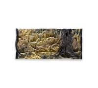 ZooPaul Décor de fond d'aquarium 3D 100 x 40 cm, 100 x 50 cm, 100 x 60 cm, pour terrarium, rocher, roche, racine, structure Amazonas